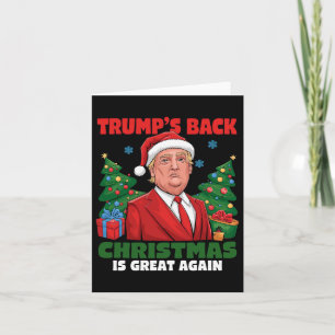 Santa Trump-Tanz macht Weihnachten wieder großarti Karte