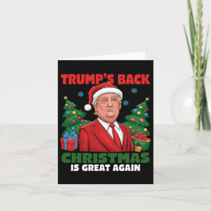 Santa Trump-Tanz macht Weihnachten wieder großarti Karte