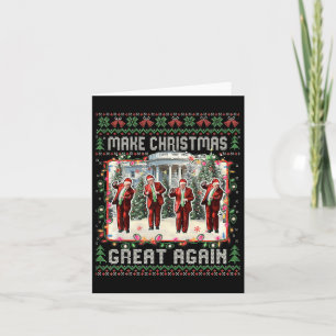 Santa Trump-Tanz macht Weihnachten wieder großarti Karte
