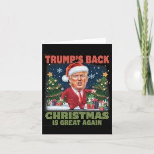 Santa Trump-Tanz macht Weihnachten wieder großarti Karte