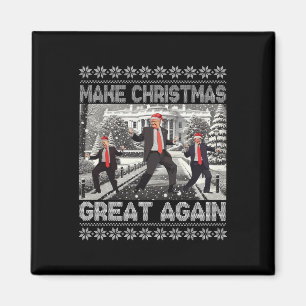 Santa Trump-Tanz macht Weihnachten wieder großarti Magnet
