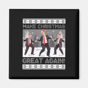 Santa Trump-Tanz macht Weihnachten wieder großarti Magnet