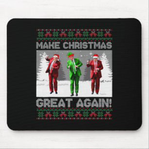 Santa Trump-Tanz macht Weihnachten wieder großarti Mousepad