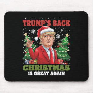 Santa Trump-Tanz macht Weihnachten wieder großarti Mousepad