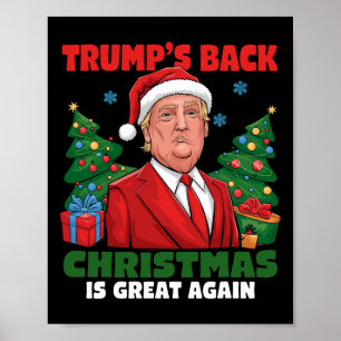 Santa Trump-Tanz macht Weihnachten wieder großarti Poster