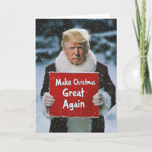 Santa Trump: "Weihnachten wieder großartig machen" Einladung