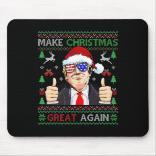 Santa Trump Weihnachten wieder großartig Weihnacht Mousepad