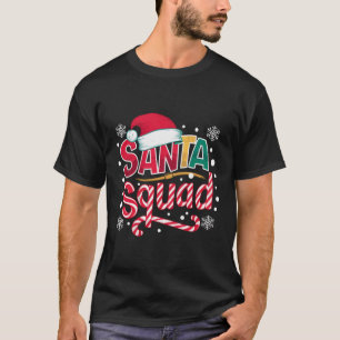 Santa-Truppe Weihnachts-Truppe Familie Matching Sa T-Shirt