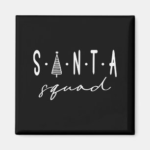 Santa-Truppe Weihnachtsteam Santa-Crew Familien-Ma Magnet