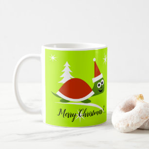 Santa Turtle Frohe Weihnachtscoffee Cup Tasse