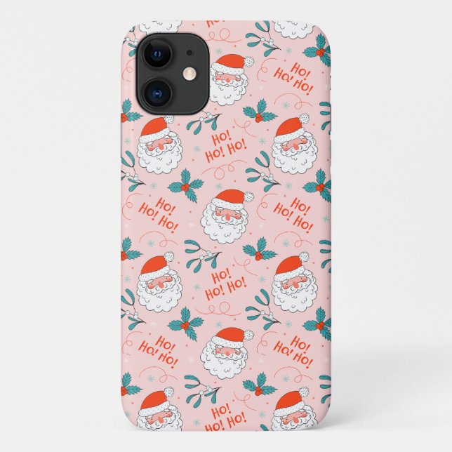Santa überall drucken Joful Greetings Collection Case-Mate iPhone Hülle (Rückseite)