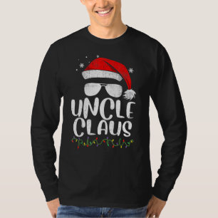 Santa Uncle Claus sieht Sonnenbrille mit Hut Chris T-Shirt