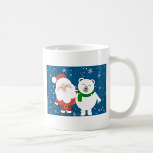 Santa und Bär Tasse