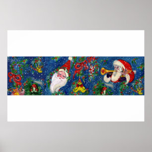 SANTA UND CHRISTMAS NIGHT POSTER