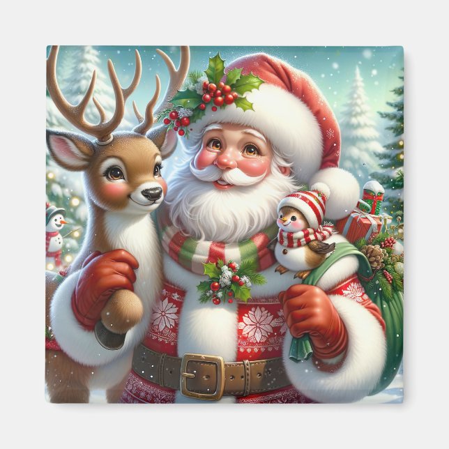 Santa und Companion Magnet (Vorne)