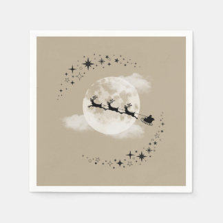Santa und der Mond Servietten