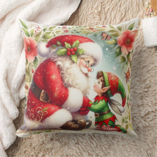 Santa und Elf 6 Kissen