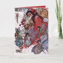 Santa und Feen von Florence Harrison