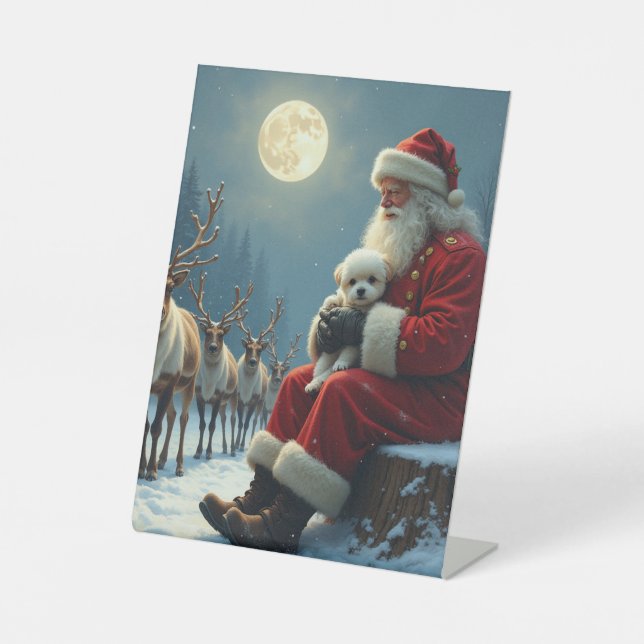 Santa und Freunde Sockelschild (Vorderseite)
