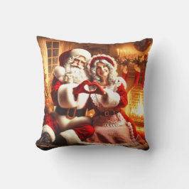 Santa und Mrs Claus Kissen