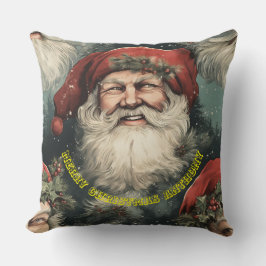 Santa und Nachricht Kissen