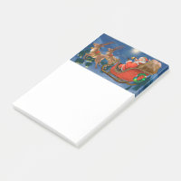 Santa und Reindeer Sleigh Post-it Notes