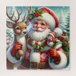 Santa und Rudolph Puzzle