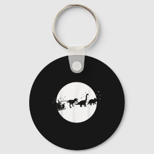 Santa und sein Dinosaurier-Schlittenfahrt, T-Rexma Schlüsselanhänger