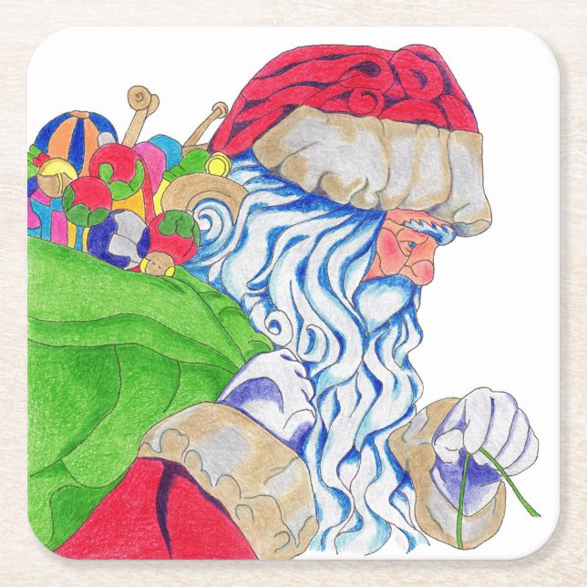 Santa Untersetzer (Vorderseite)