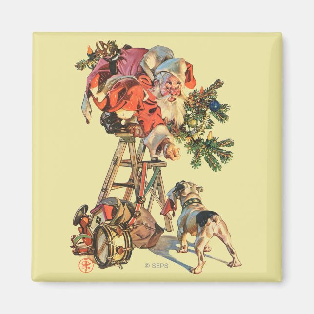 Santa Up a Lady Magnet (Vorne)