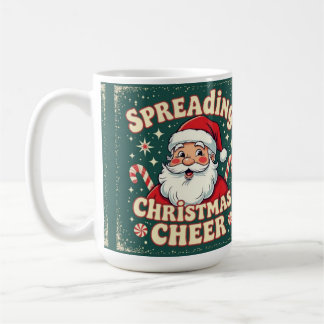 Santa verbreitet Weihnachtsstimmung Kaffeetasse