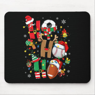 Santa verkauft Fußll Fußball-Schlafanzug Ho Ho Wei Mousepad