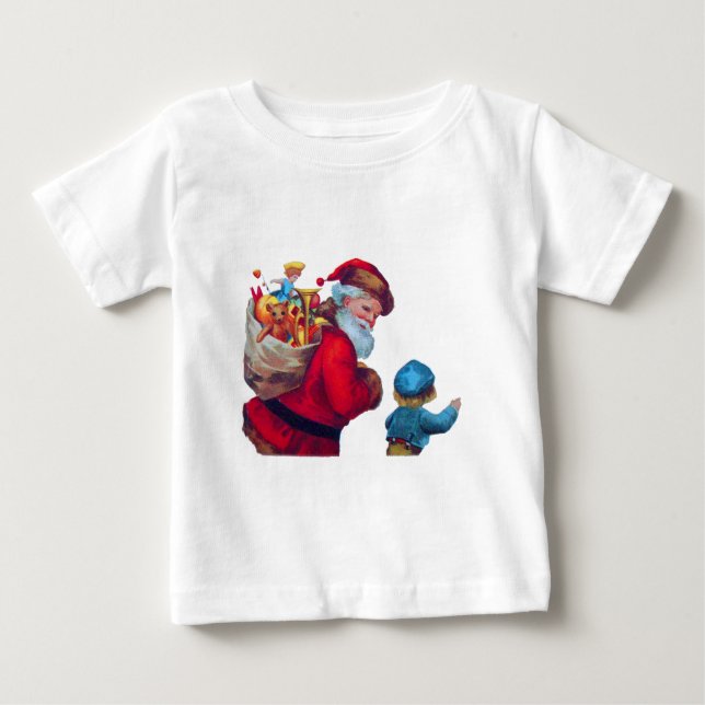 SANTA VINTAG 2 BABY T-SHIRT (Vorderseite)