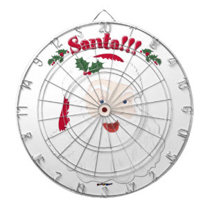 Santa! Vintager WeihnachtsWeihnachtsWeihnachtsWeih Dartscheibe