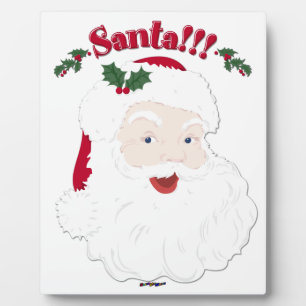 Santa! Vintager WeihnachtsWeihnachtsWeihnachtsWeih Fotoplatte