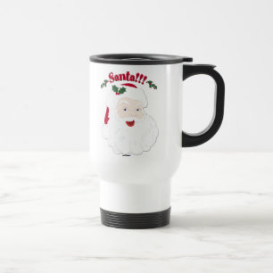 Santa! Vintager WeihnachtsWeihnachtsWeihnachtsWeih Reisebecher