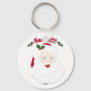 Santa! Vintager WeihnachtsWeihnachtsWeihnachtsWeih Schlüsselanhänger
