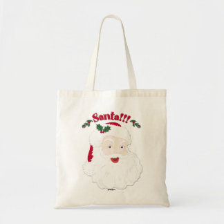 Santa! Vintager WeihnachtsWeihnachtsWeihnachtsWeih Tragetasche