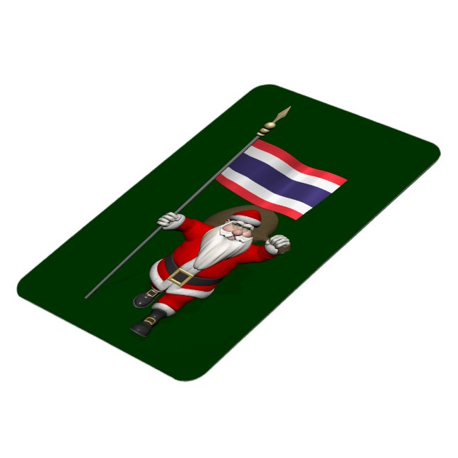 Santa Visiting Thailand Magnet (Linke Seite)