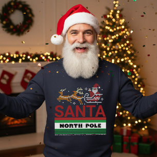 Santa vom Nordpol Sweatshirt