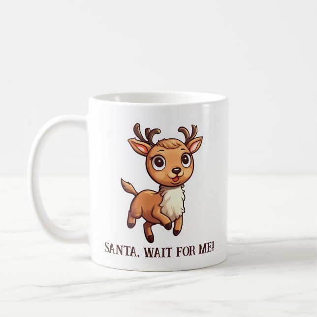 Santa, Wait For Me! Kaffeetasse (Links)