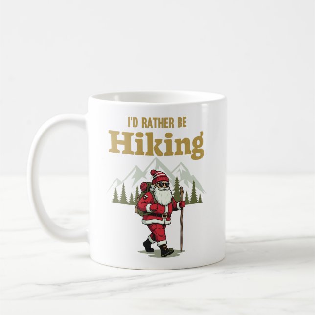 Santa Wandern Kaffeetasse (Links)