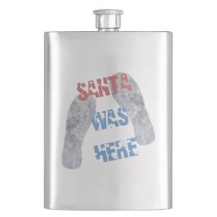 Santa war hier flachmann