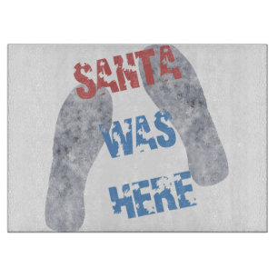 Santa war hier schneidebrett
