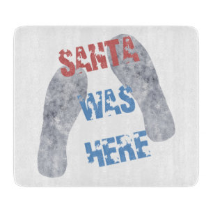 Santa war hier schneidebrett