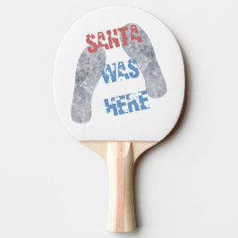 Santa war hier tischtennis schläger
