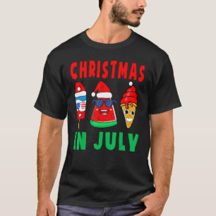 Santa Watermelon Ice Pops Ice T-Shirt