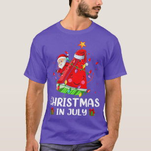 Santa Watermelon Weihnachten Weihnachten Weihnacht T-Shirt