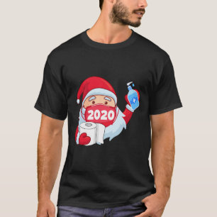 Santa Wear Maske mit Toilettenpapier- Quarantäne C T-Shirt