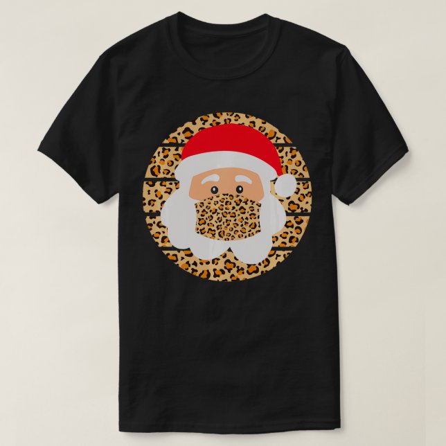 Santa Wearing Mask Santa Quarantine Christmas Le T-Shirt (Design vorne)